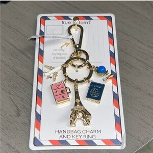 Paris Travel Bag Charm/Keychain